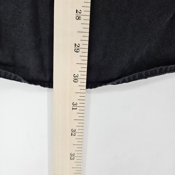 Roar Shirt Mens XXL Distressed Faded Black Embroidered Button Up Western - Picture 9 of 13